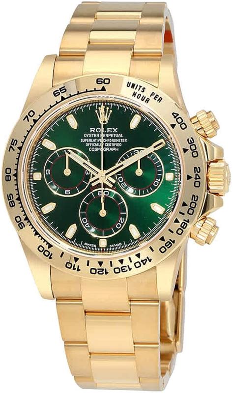 rolex daytona gold grün preis